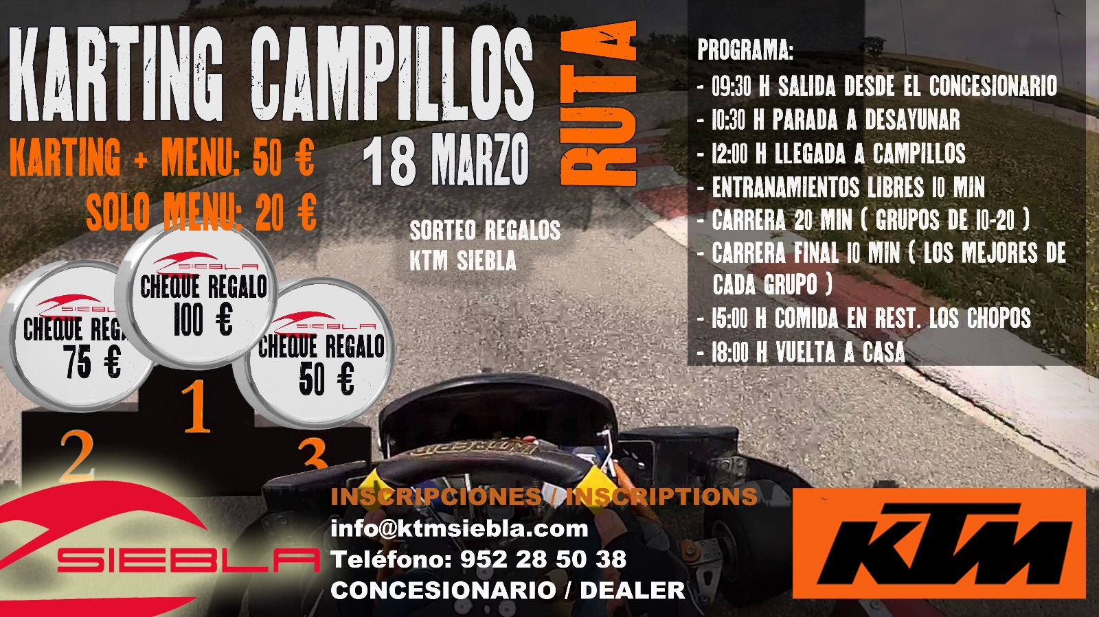 RUTA KARTING CAMPILLOS 2017